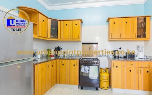To let 3bdm furnished apartment in Nyali behind citymall