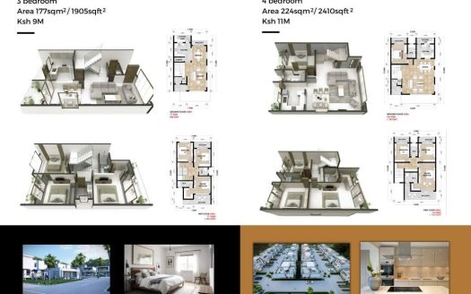 For sale ongoing project of 4 bedroom Villas in Mtwapa